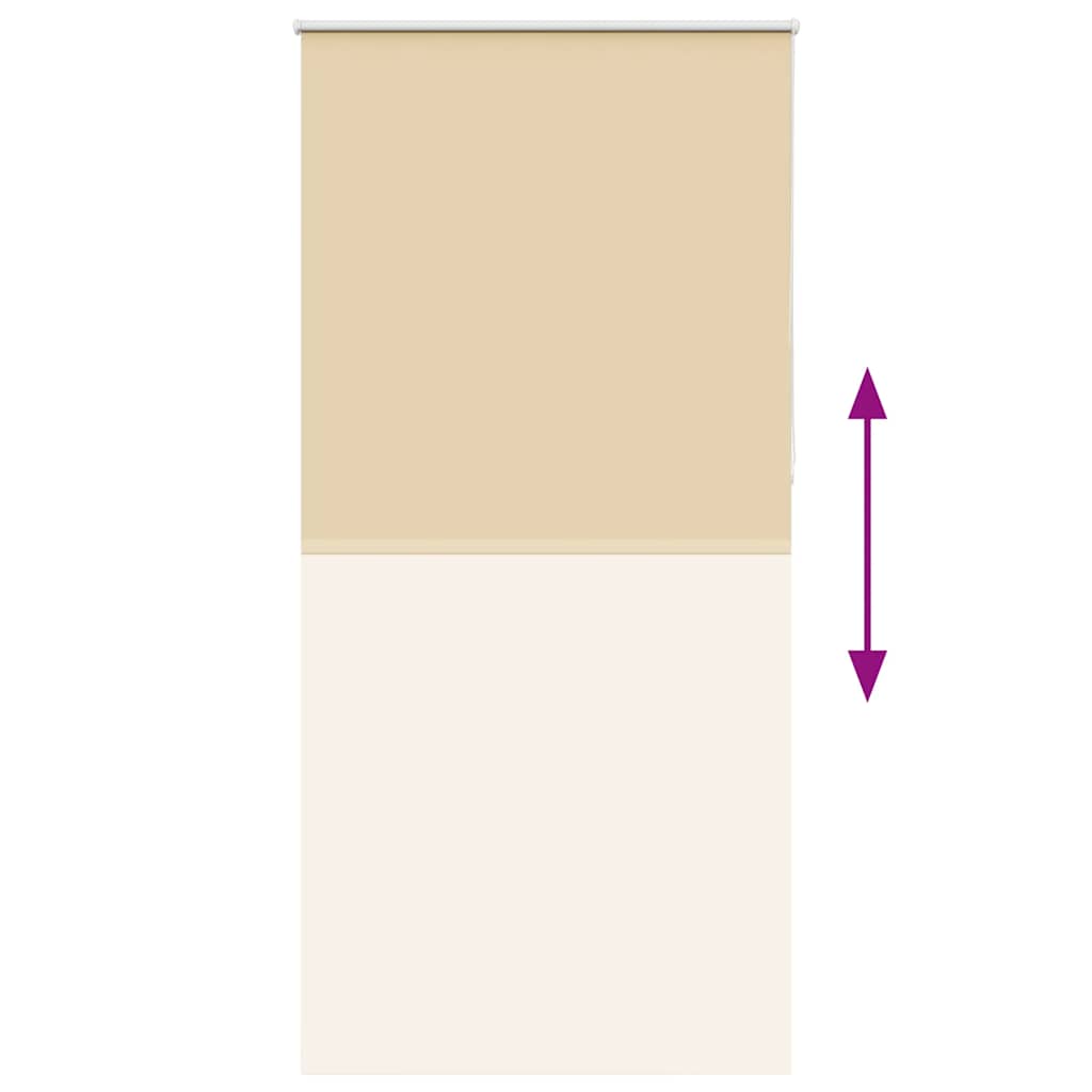 vidaXL Ρολέρ Μπλακάουτ Μπεζ 100x230 cm Πλάτος υφάσματος 95,7 cm