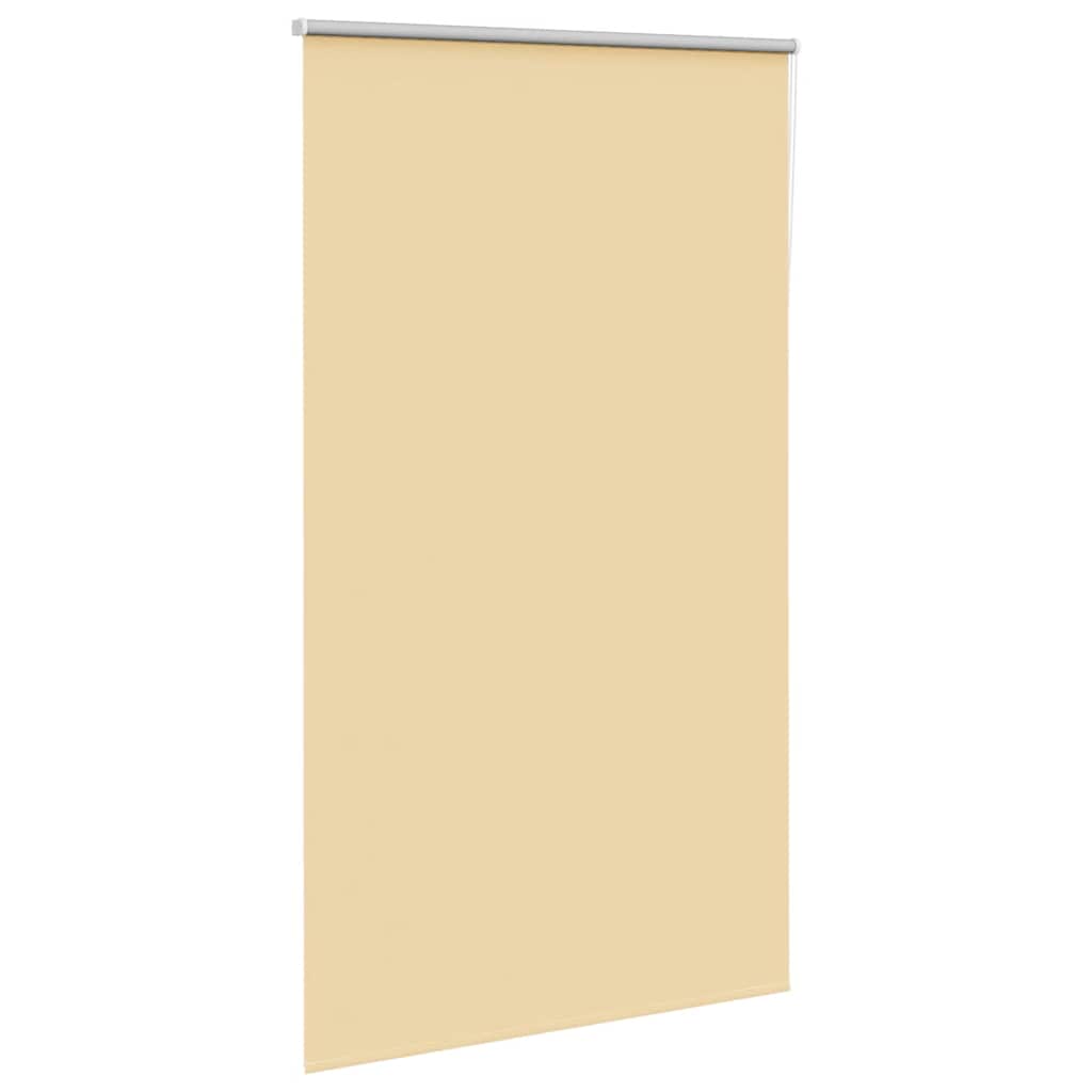 vidaXL Roller Blind Blackout Μπεζ 140x230 cm Πλάτος υφάσματος 136,6cm