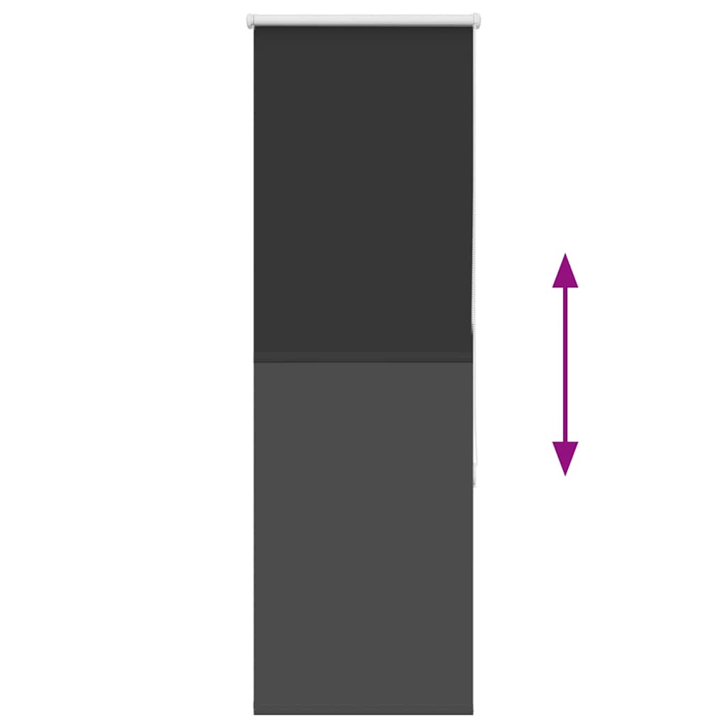 vidaXL Roller Blind Blackout Μαύρο 40x150 cm Πλάτος υφάσματος 35,7 cm