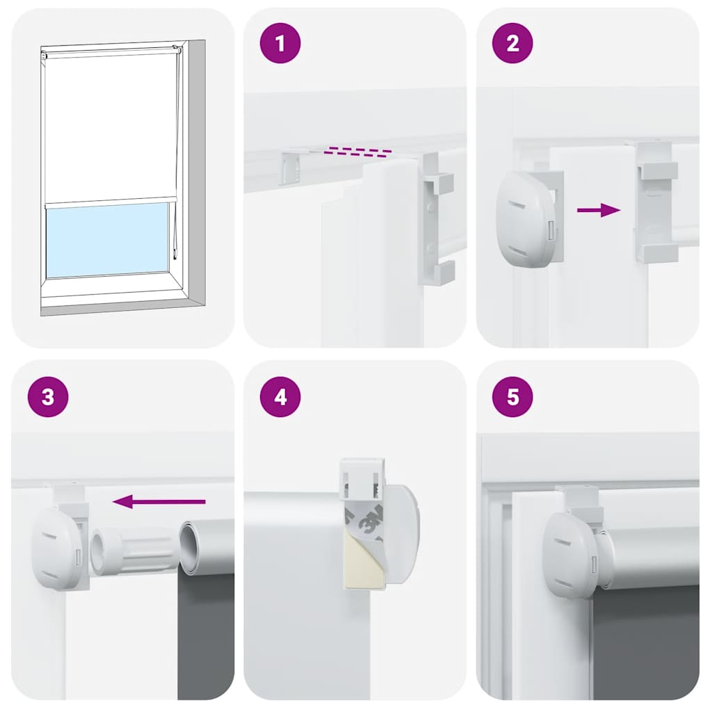 vidaXL Ρολέρ Μπλακάουτ Μαύρο 60x150 cm Πλάτος υφάσματος 55,7 cm