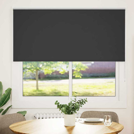 vidaXL Roller Blind Blackout Μαύρο 145x175 cm Πλάτος υφάσματος 141,6cm