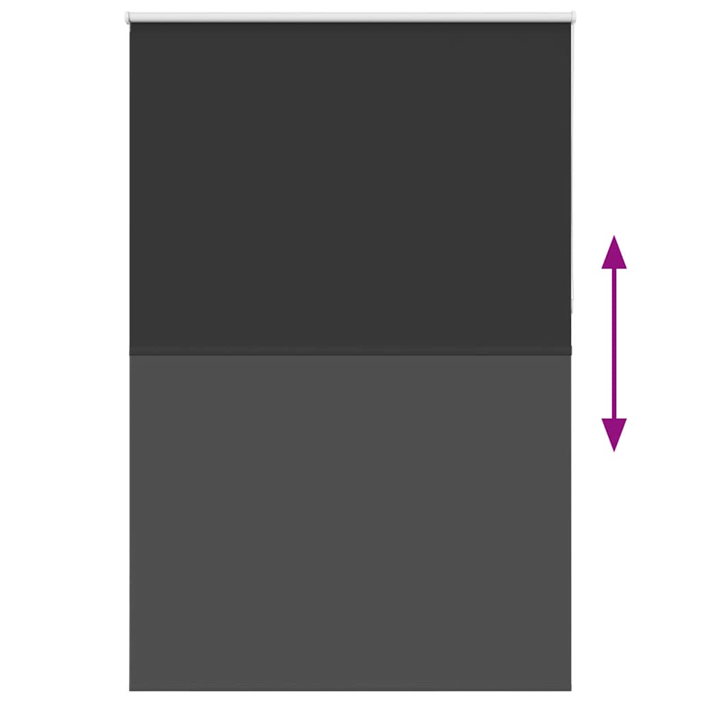 vidaXL Roller Blind Blackout Μαύρο 155x210 cm Πλάτος υφάσματος 151,6cm