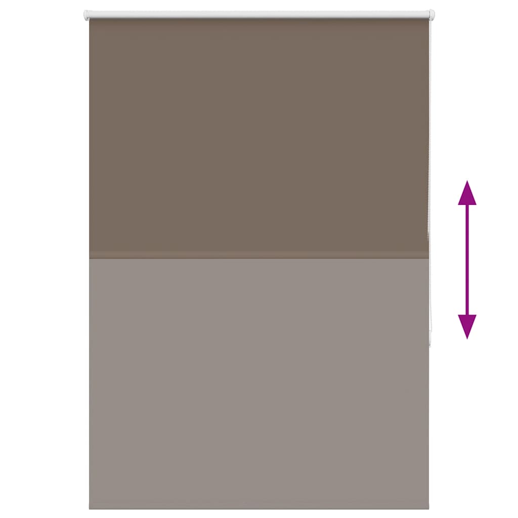 vidaXL Ρολέρ Μπλακάουτ Coffee 100x130 εκ. Πλάτος υφάσματος 95,7 εκ.