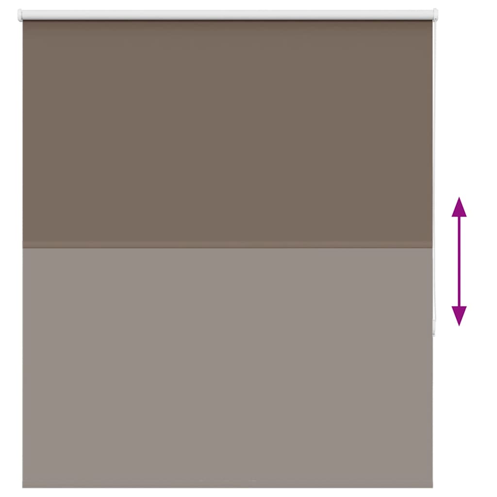 vidaXL Ρολέρ Μπλακάουτ Coffee 120x130 εκ. Πλάτος υφάσματος 116,6 εκ.
