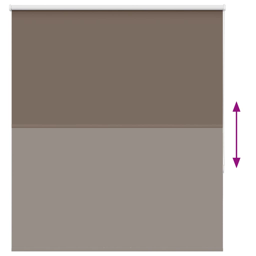 vidaXL Ρολέρ Μπλακάουτ Coffee 125x150 εκ. Πλάτος υφάσματος 121,6 εκ.