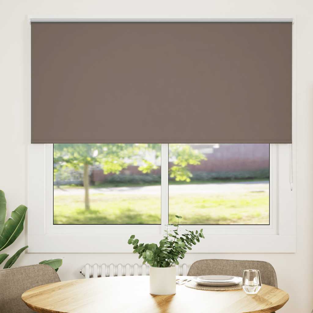 vidaXL Ρολέρ Μπλακάουτ Coffee 165x150 εκ. Πλάτος υφάσματος 161,6εκ.