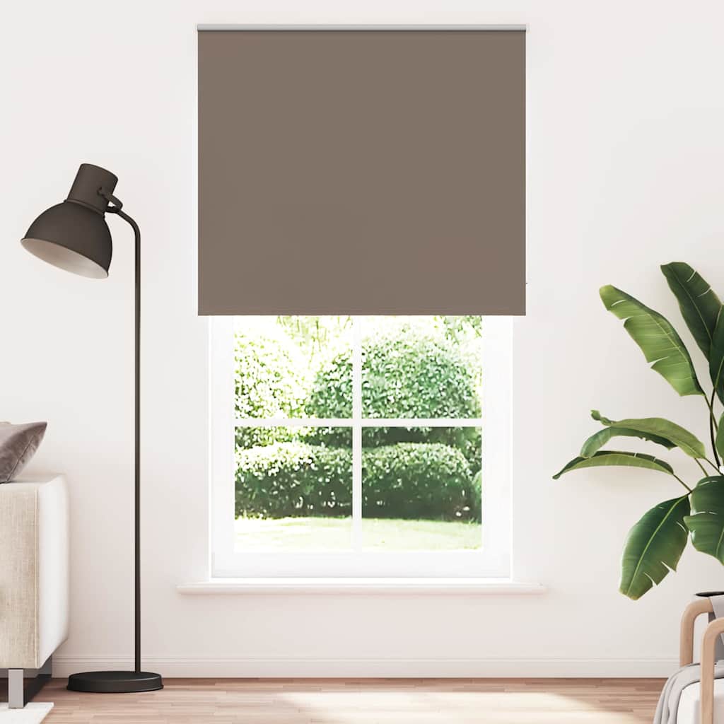 vidaXL Στόρι Συσκότισης Καφέ 140x210 εκ. Πλάτος Υφάσματος 136,6 εκ. Πολυεστέρας