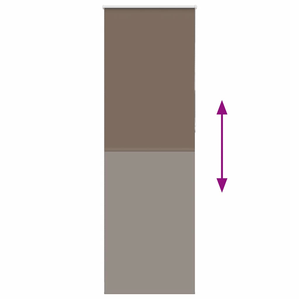 vidaXL Ρολέρ Μπλακάουτ Coffee 80x230 εκ. Πλάτος υφάσματος 75,7 εκ.