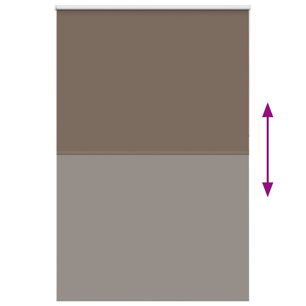 vidaXL Ρολέρ Μπλακάουτ Coffee 160x230 εκ. Πλάτος υφάσματος 156,6εκ.