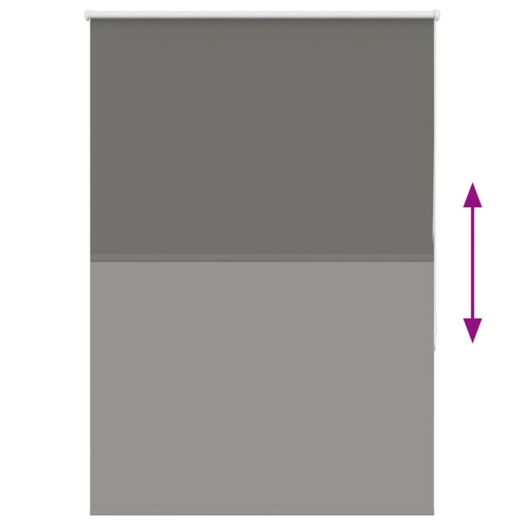 vidaXL Ρολέρ Μπλακάουτ γκρί 105x150 cm Πλάτος υφάσματος 100,7 cm
