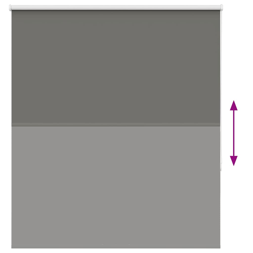 vidaXL Ρολέρ Μπλακάουτ γκρί 125x175 cm Πλάτος υφάσματος 121,6 cm