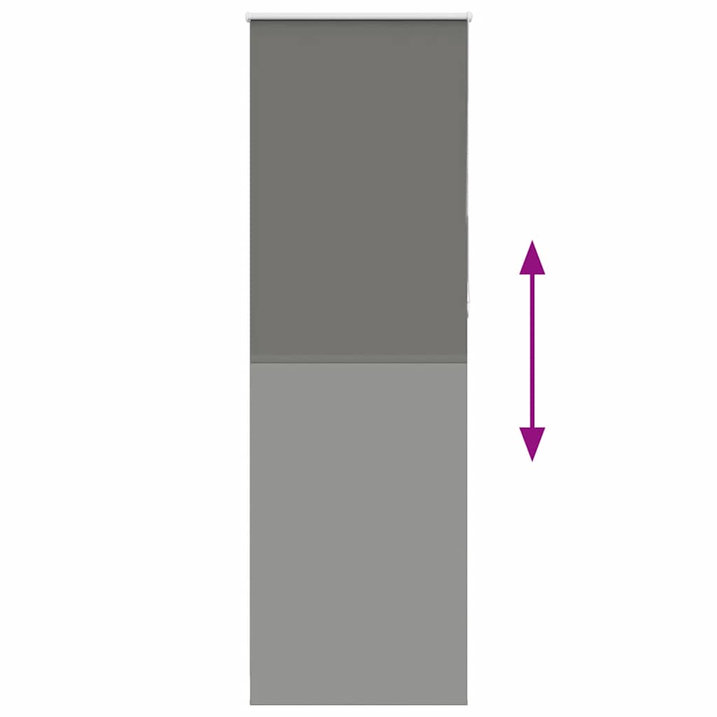 vidaXL Ρολέρ Μπλακάουτ γκρί 70x210 cm Πλάτος υφάσματος 65,7 cm
