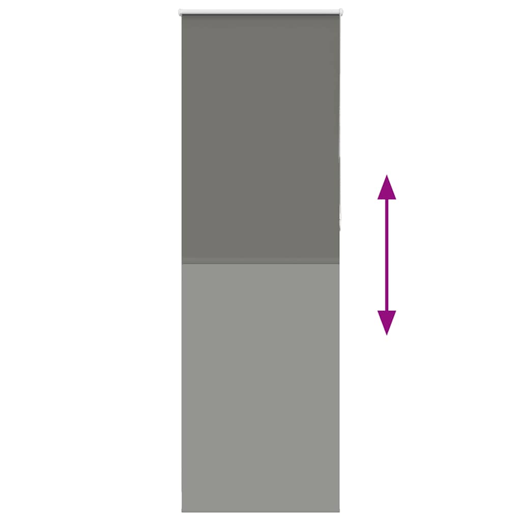 vidaXL Ρολέρ Μπλακάουτ γκρί 75x230 cm Πλάτος υφάσματος 70,7 cm