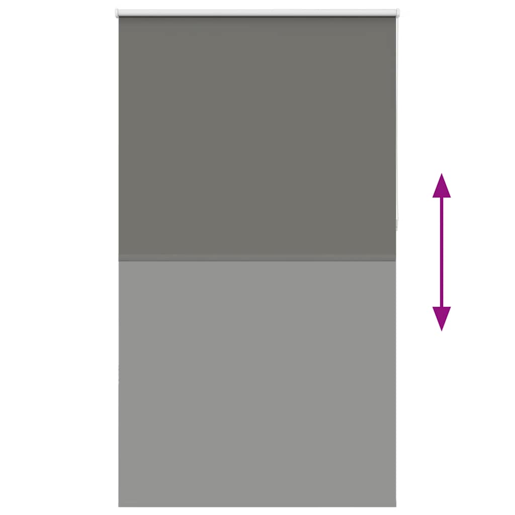 vidaXL Roller Blind Blackout γκρί 135x230 cm Πλάτος υφάσματος 131,6cm