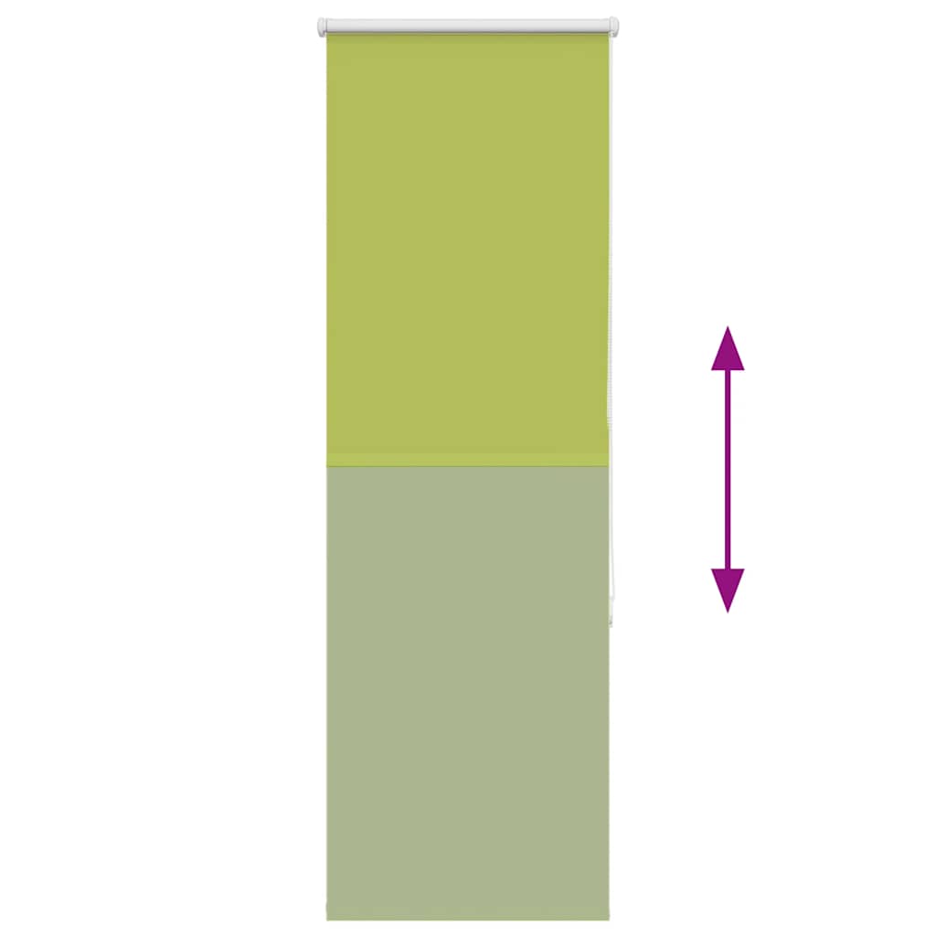 vidaXL Ρολέρ Μπλακάουτ Πράσινα φύλλα 60x150 cm Πλάτος υφάσματος 55,7cm