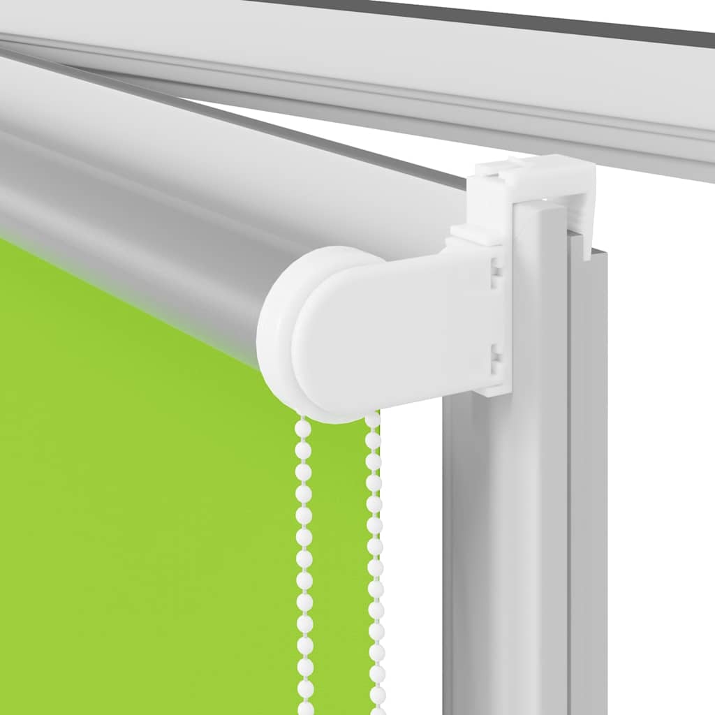 vidaXL Roller Blind Blackout φύλλα πράσινα 160x230 cm Πλάτος υφάσματος