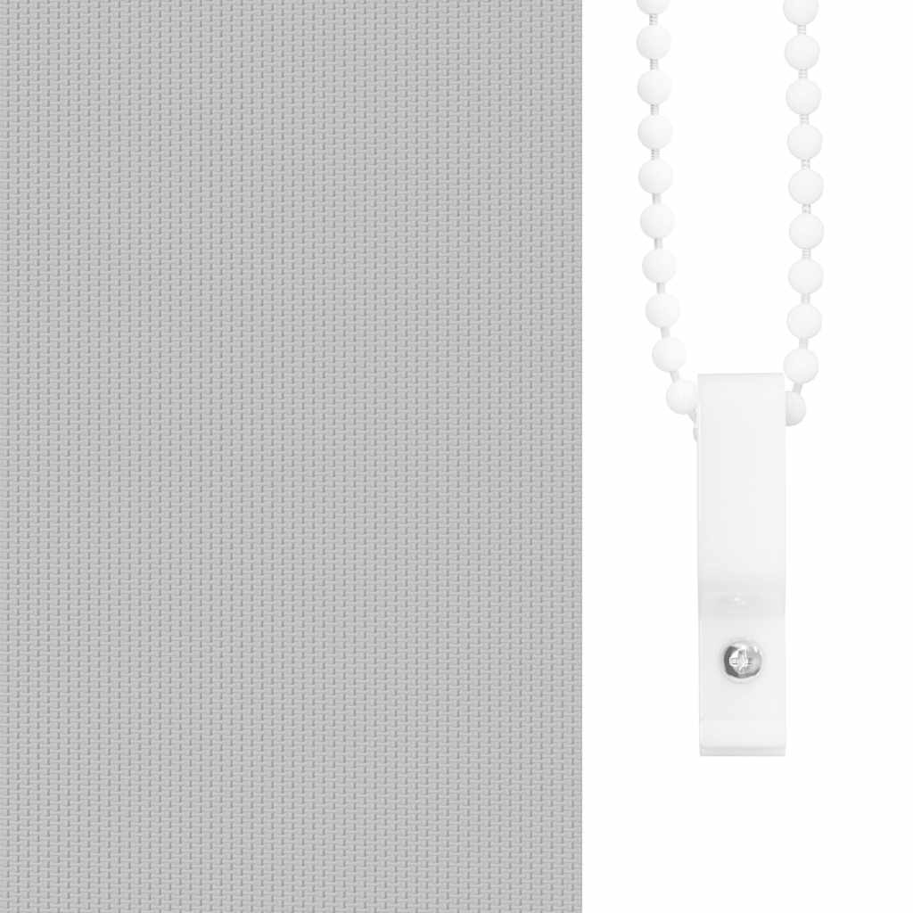 vidaXL Ρολέρ Μπλακάουτ ανοιχτό γκρι 50x130 cm Πλάτος υφάσματος 45,7cm