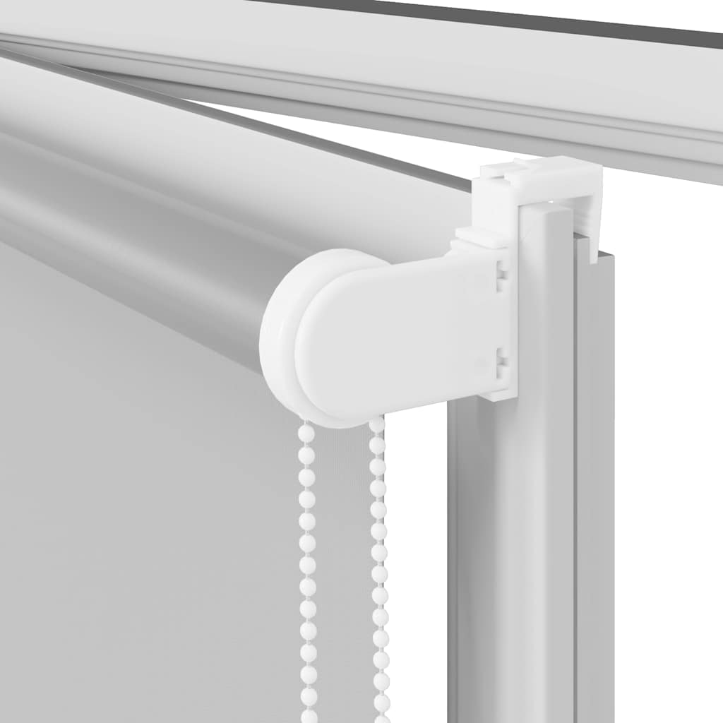 vidaXL Ρολέρ Μπλακάουτ ανοιχτό γκρι 125x130 cm Πλάτος υφάσματος