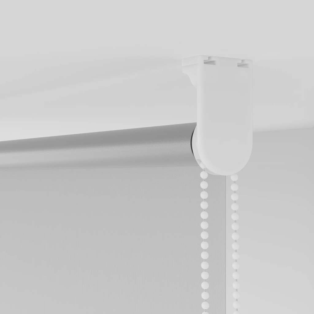 vidaXL Roller Blind Blackout ανοιχτό γκρι 145x130 cm Πλάτος υφάσματος