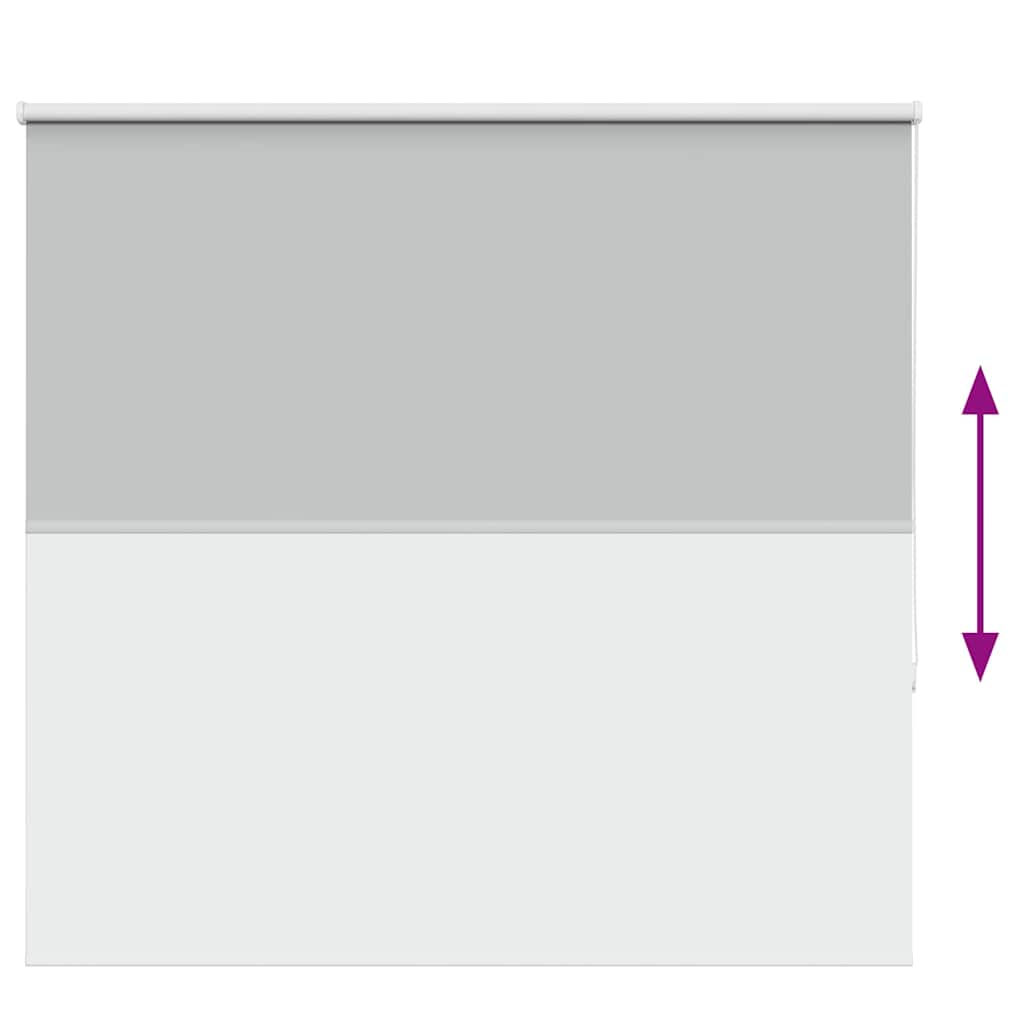 vidaXL Roller Blind Blackout ανοιχτό γκρι 160x130 cm Πλάτος υφάσματος