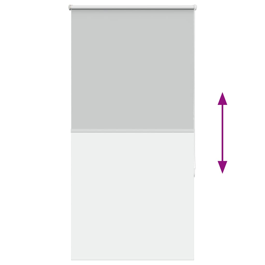 vidaXL Ρολέρ Μπλακάουτ ανοιχτό γκρι 85x150 cm Πλάτος υφάσματος 80,7 cm