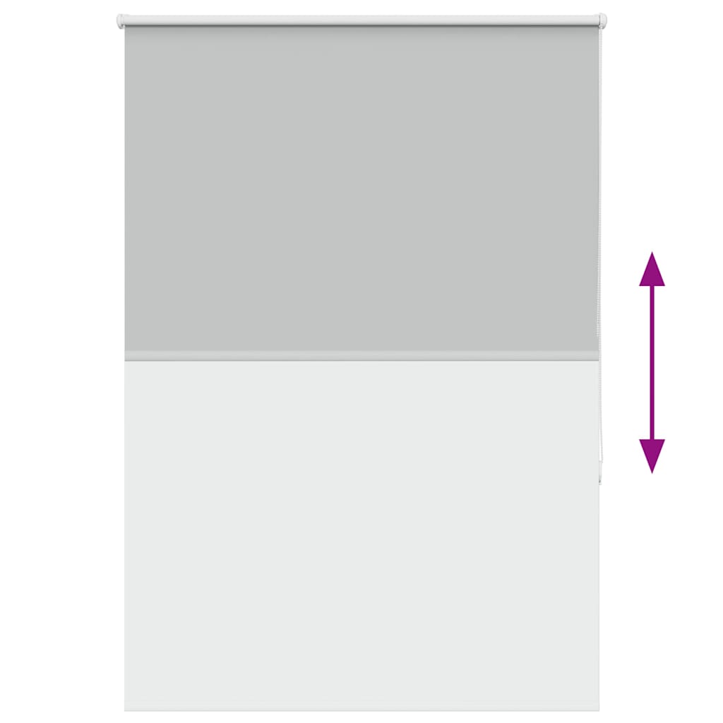vidaXL Ρολέρ Μπλακάουτ ανοιχτό γκρι 90x150 cm Πλάτος υφάσματος 85,7 cm