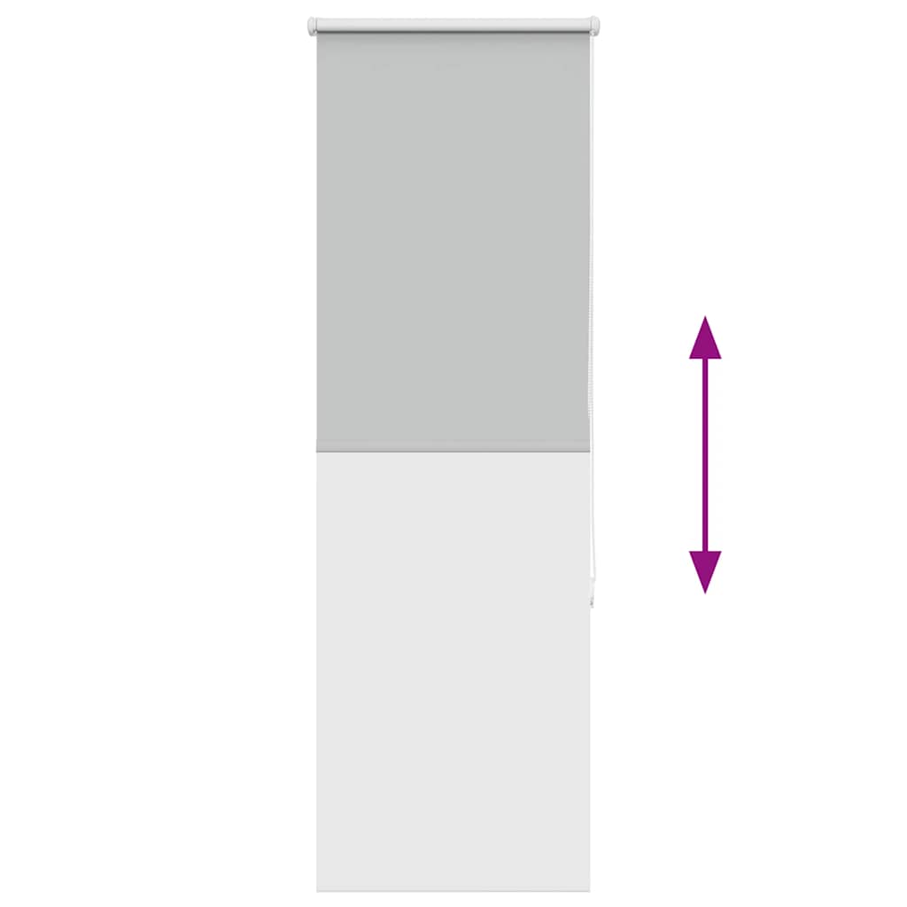 vidaXL Ρολέρ Μπλακάουτ ανοιχτό γκρι 40x175 cm Πλάτος υφάσματος 35,7cm
