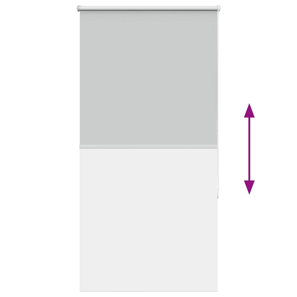 vidaXL Ρολέρ Μπλακάουτ ανοιχτό γκρι 70x175 cm Πλάτος υφάσματος 65,7cm