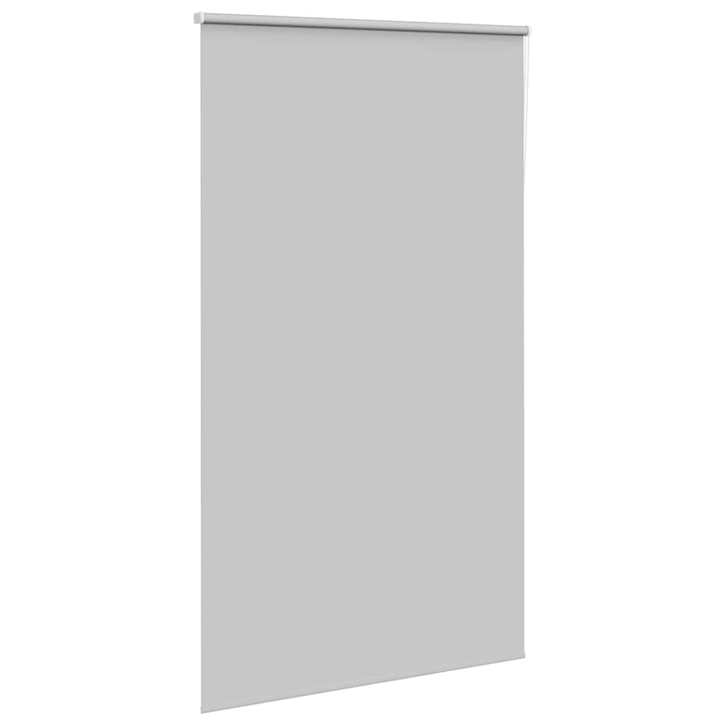 vidaXL Roller Blind Blackout ανοιχτό γκρι 130x230 cm Πλάτος υφάσματος