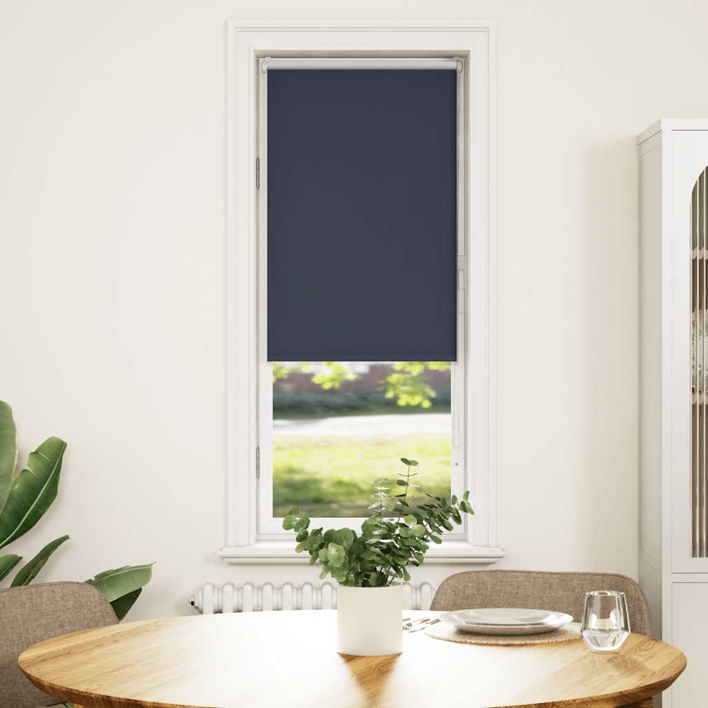vidaXL Στόρι Συσκότισης Θαλάσσιο 55x130 εκ. Πλάτος Υφάσματος 50,7 εκ. Πολυεστέρας