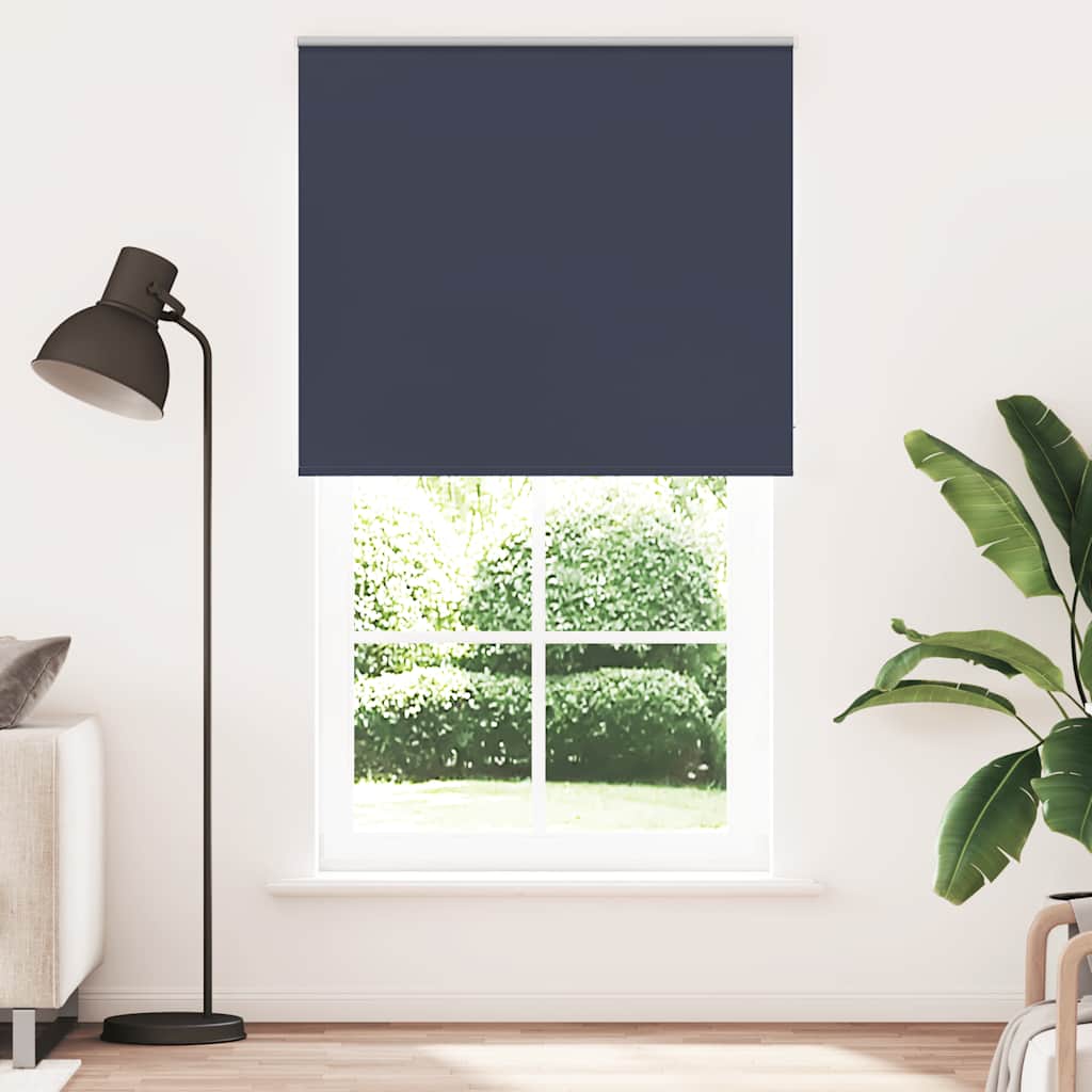 vidaXL Στόρι Συσκότισης Θαλάσσιο 130x210 εκ. Πλάτος Υφάσματος 126,6 εκ. Πολυεστέρας