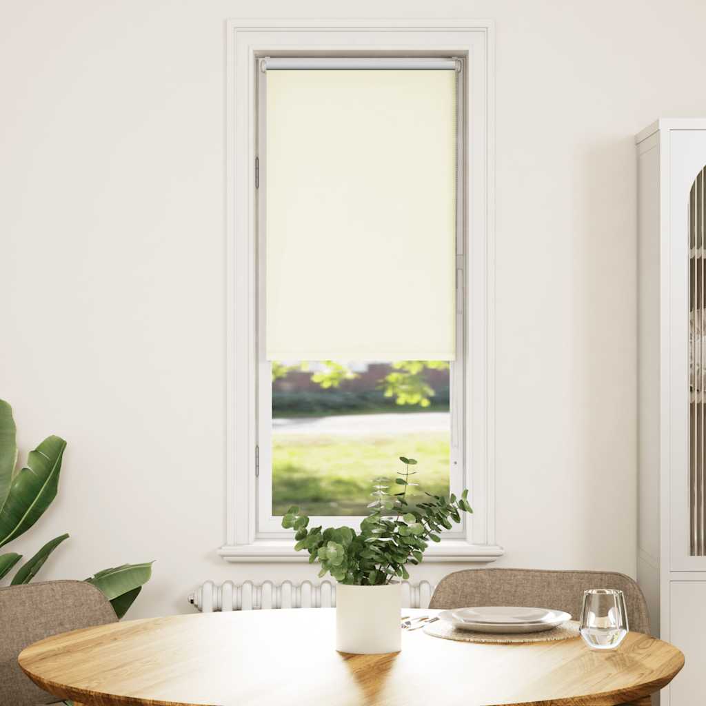 vidaXL Στόρι Συσκότισης Υπόλευκο 55x175 εκ. Πλάτος Υφάσματος 50,7 εκ. Πολυεστέρας