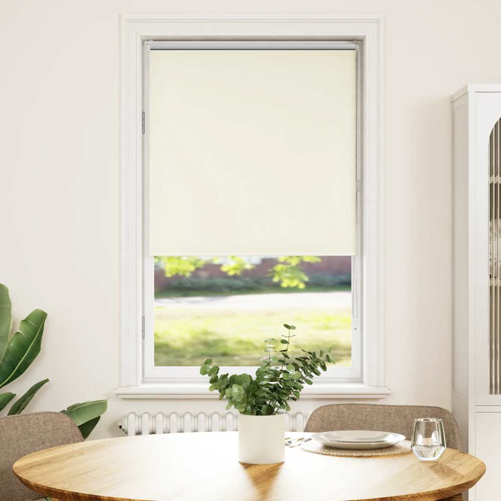 vidaXL Στόρι Συσκότισης Υπόλευκο 75x175 εκ. Πλάτος Υφάσματος 70,7 εκ. Πολυεστέρας