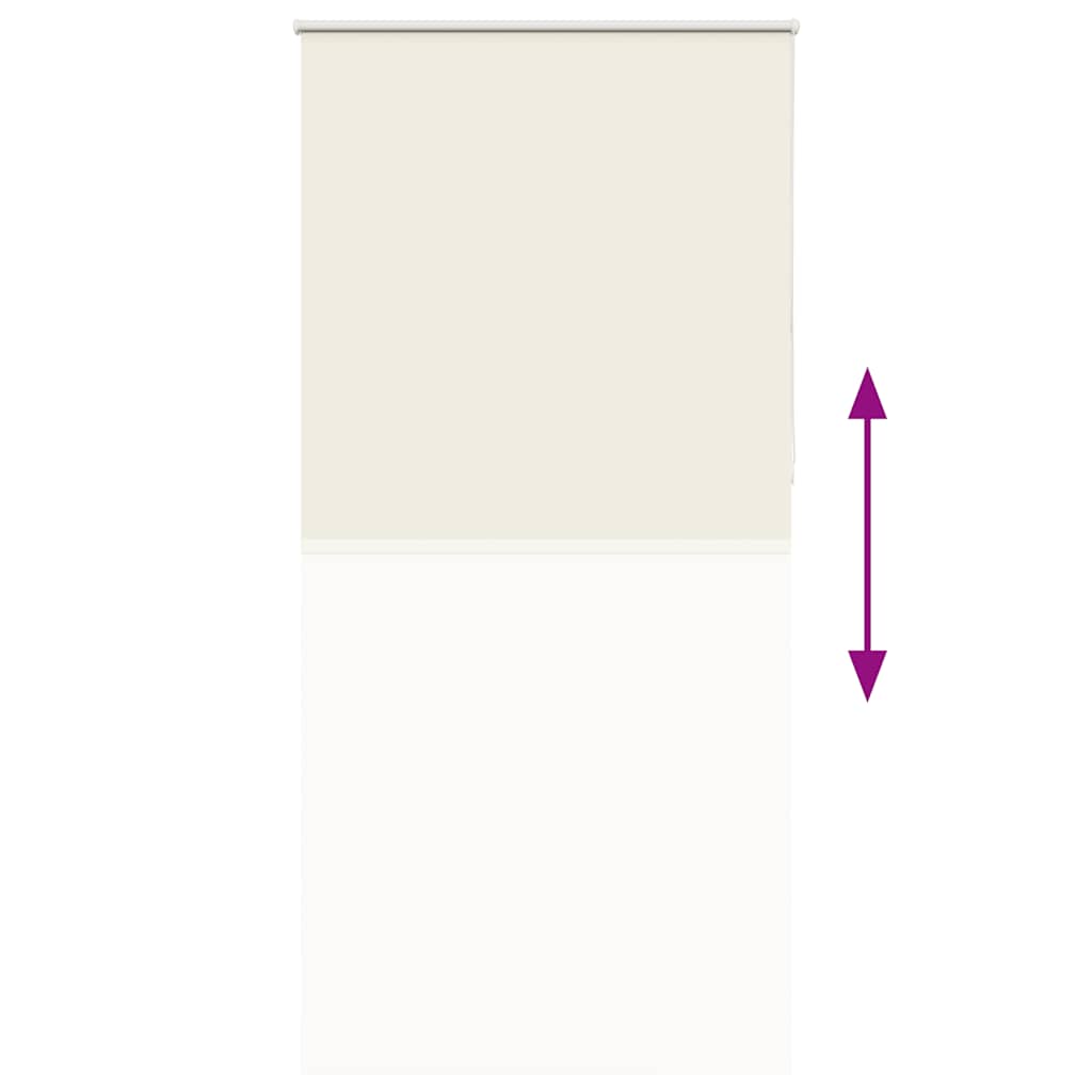 vidaXL Ρολέρ Μπλακάουτ Υπόλευκη 95x210 εκ. Πλάτος υφάσματος 90,7 εκ.