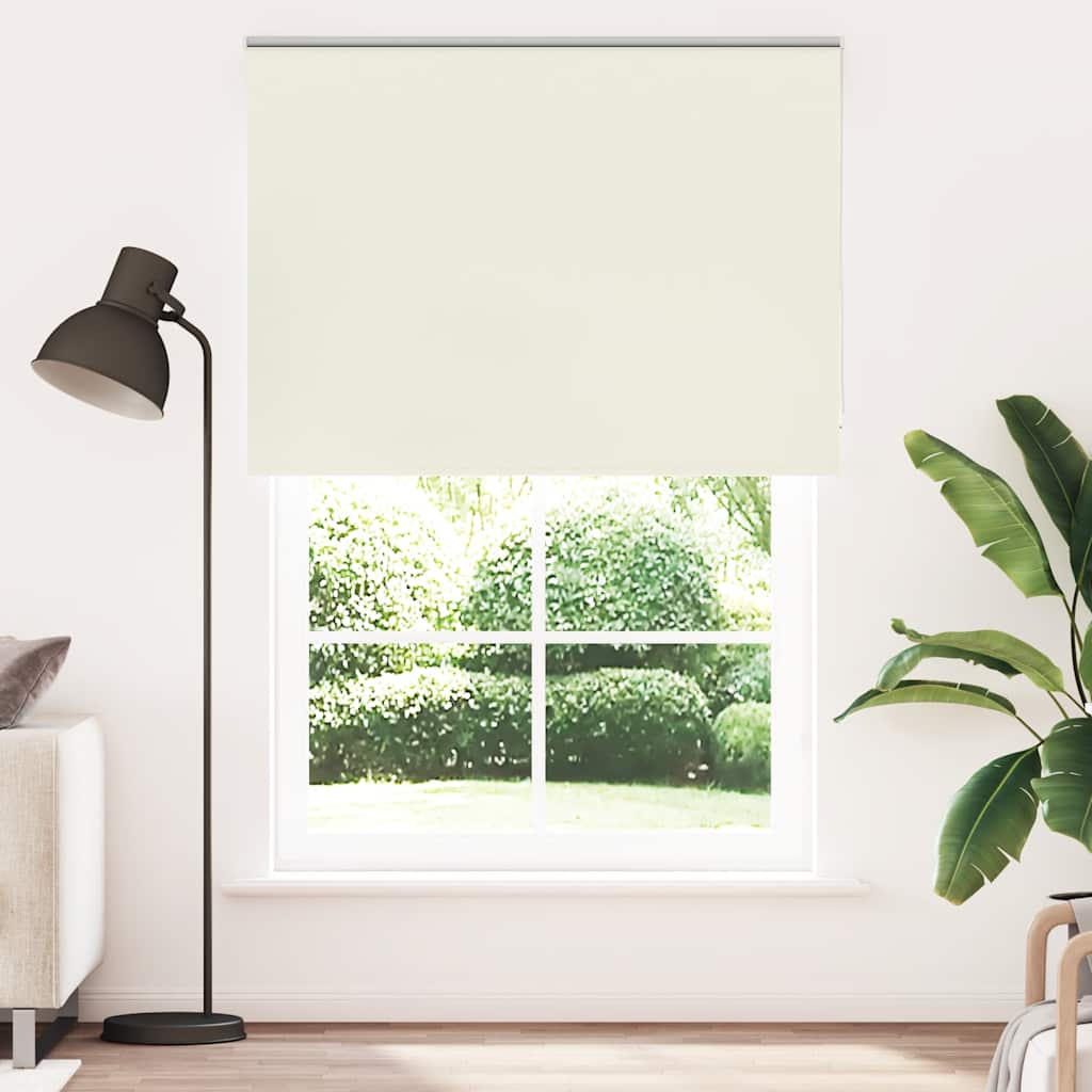 vidaXL Στόρι Ρόλερ Συσκότισης Υπόλευκο 150x210 εκ. Πλάτος Υφάσματος 146,6 εκ. Πολυεστέρας