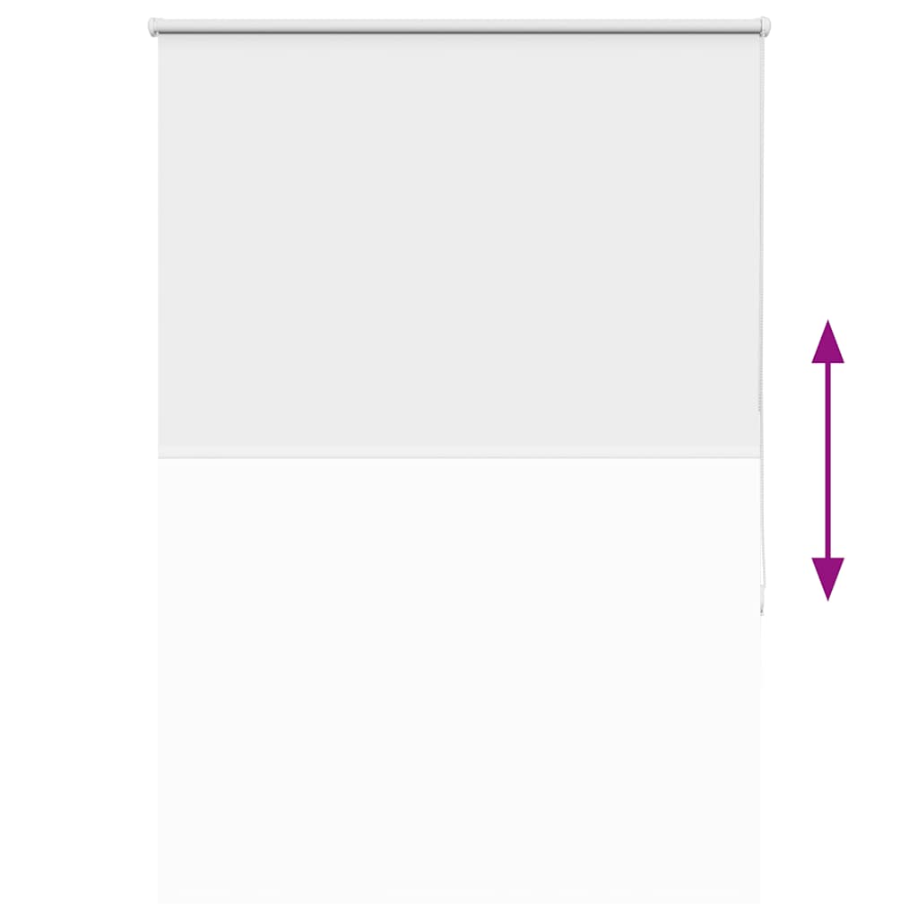 vidaXL Ρολέρ Μπλακάουτ Λευκό 105x130 εκ. Πλάτος υφάσματος 100,7 εκ.