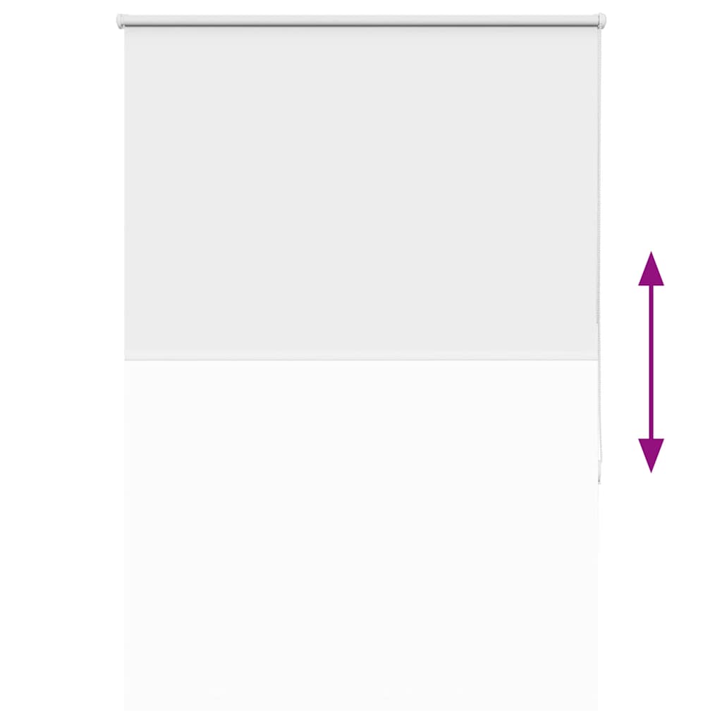 vidaXL Ρολέρ Μπλακάουτ Λευκό 110x150 εκ. Πλάτος υφάσματος 105,7 εκ.