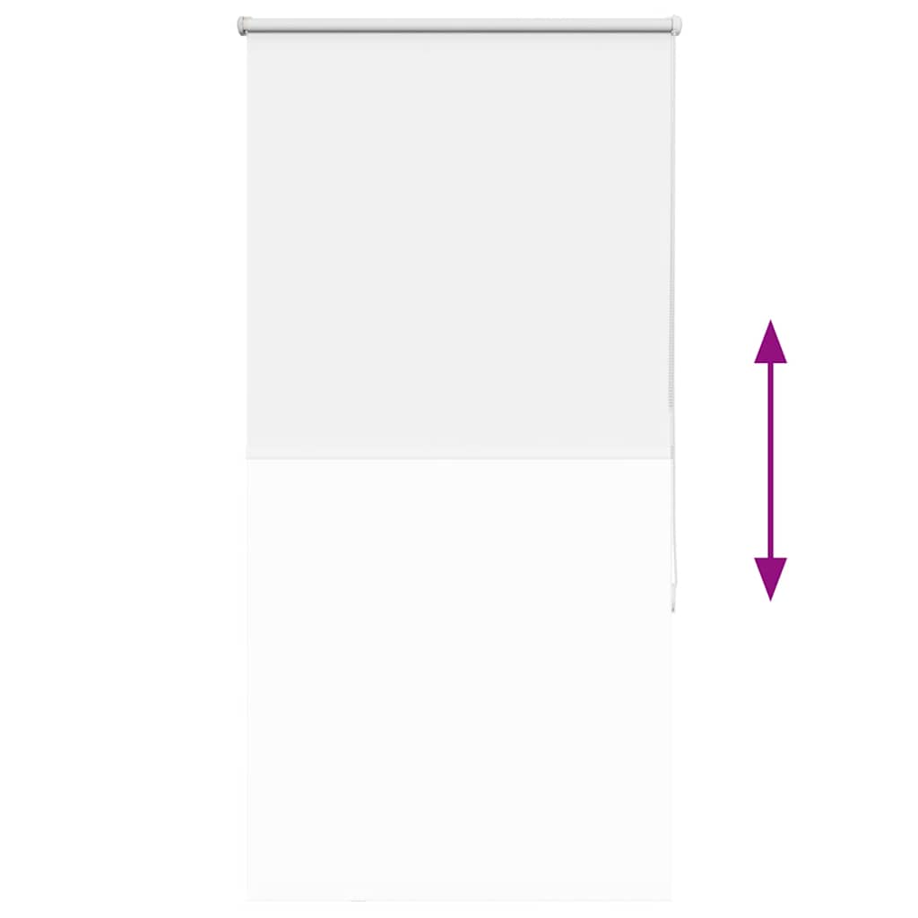 vidaXL Ρολέρ Μπλακάουτ Λευκό 85x175 εκ. Πλάτος υφάσματος 80,7 εκ.