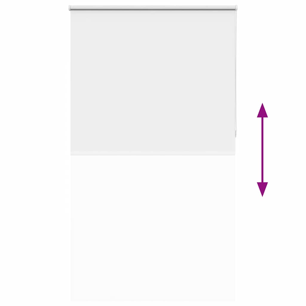 vidaXL Ρολέρ Μπλακάουτ Λευκό 135x210 εκ. Πλάτος υφάσματος 131,6 εκ.