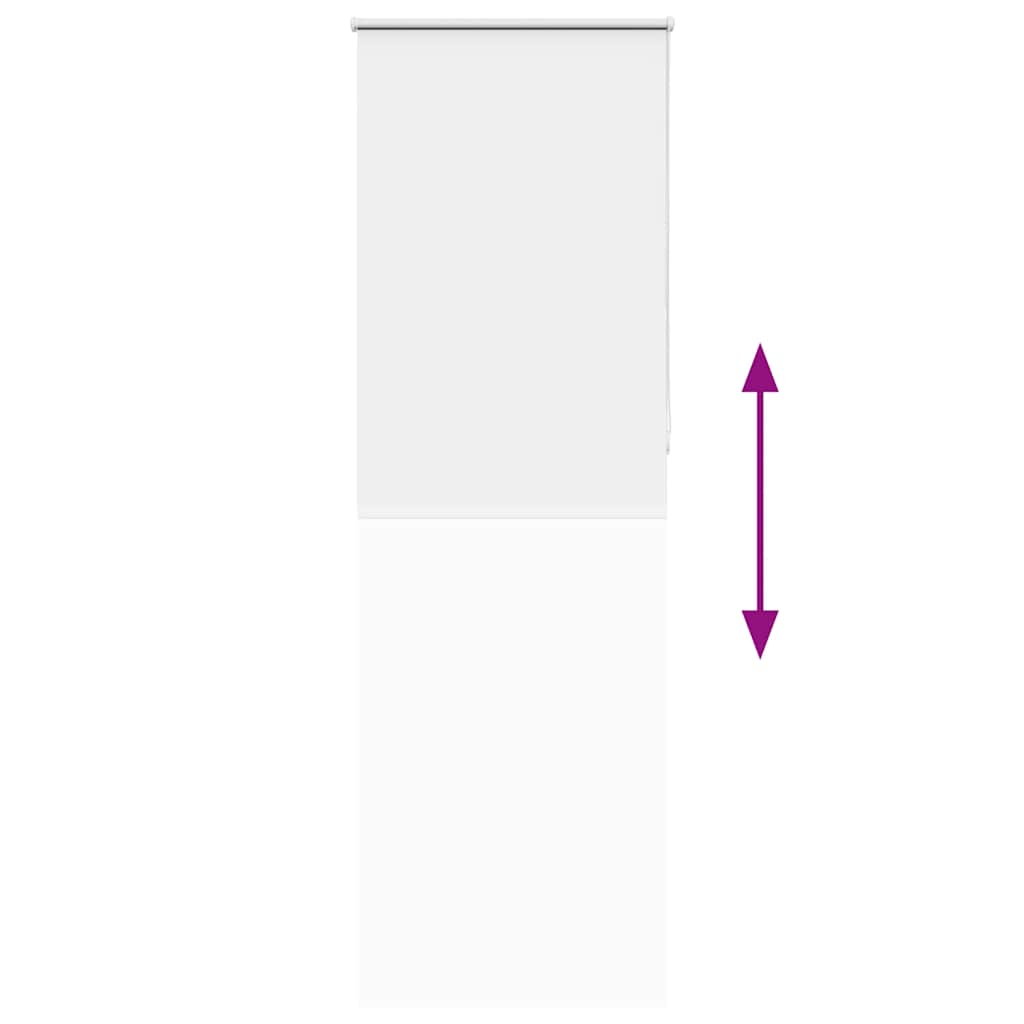 vidaXL Ρολέρ Μπλακάουτ Λευκό 85x230 εκ. Πλάτος υφάσματος 80,7 εκ.