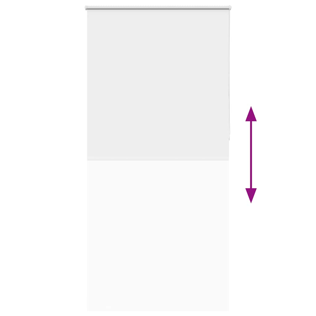 vidaXL Ρολέρ Μπλακάουτ Λευκό 105x230 εκ. Πλάτος υφάσματος 100,7 εκ.
