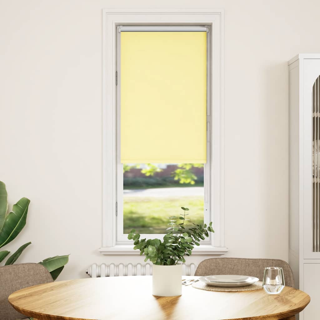 vidaXL Στόρι Συσκότισης Κίτρινο 45x150 εκ. Πλάτος Υφάσματος 40,7 εκ. Πολυεστέρας