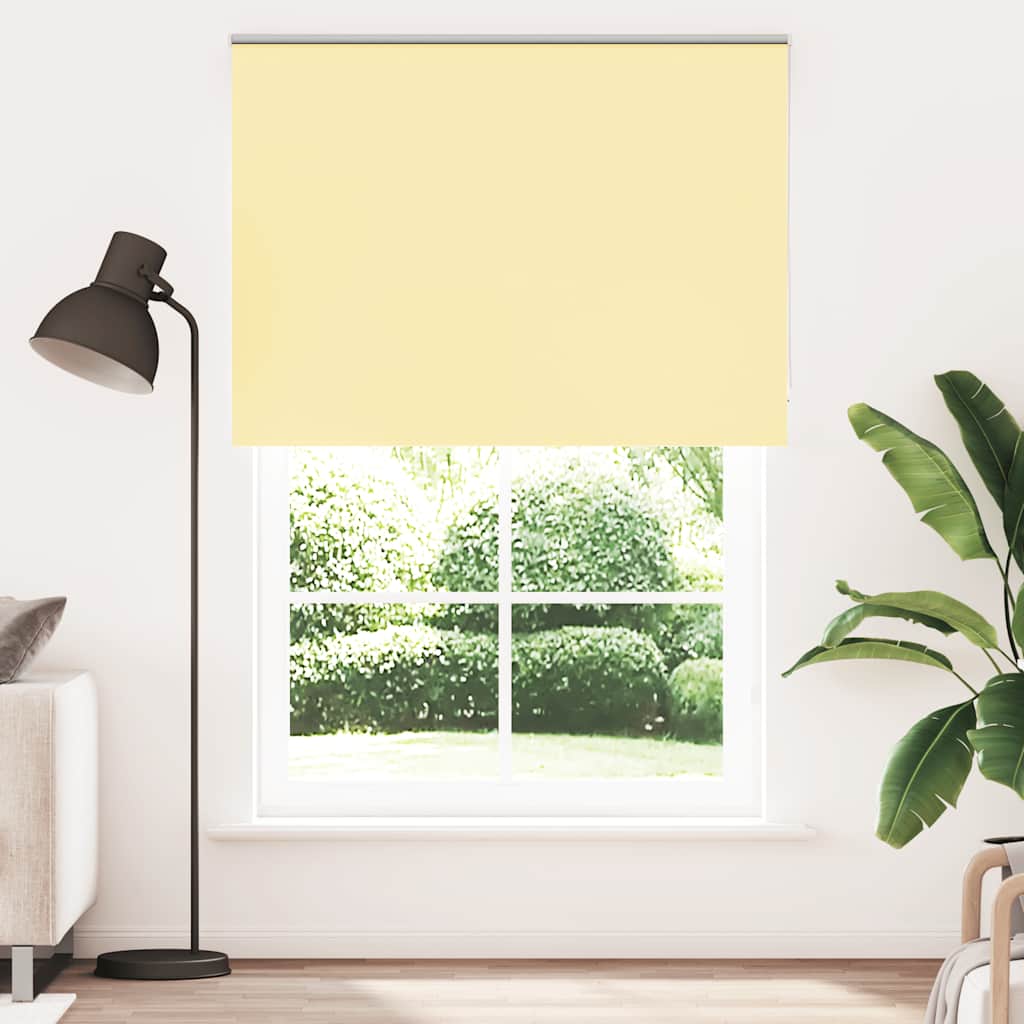 vidaXL Στόρι Ρόλερ Συσκότισης Κίτρινο 145x230 εκ. Πλάτος Υφάσματος 141,6 εκ. Πολυεστέρας