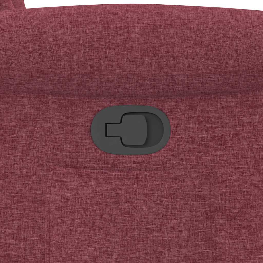 vidaXL Πολυθρόνα Ανακλινόμενη Μπορντό Υφασμάτινη