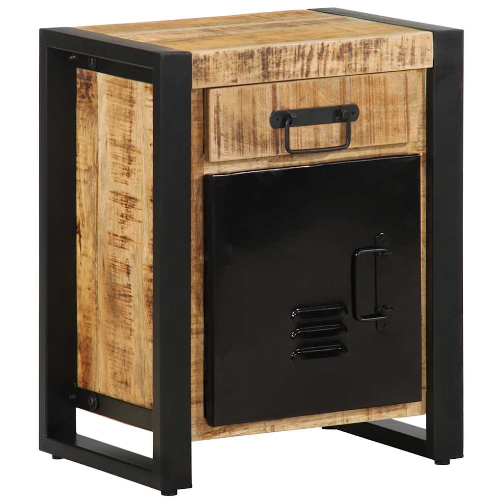 vidaXL Κομοδίνο 40x30x50 cm Στερεό ακατέργαστο ξύλο Μάνγκο