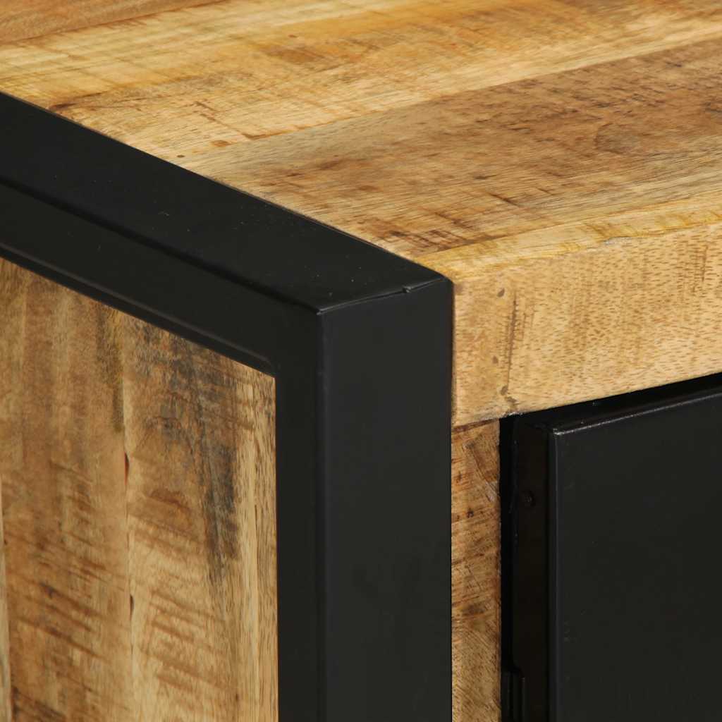 vidaXL Κομοδίνο 40x30x51 cm Στερεό ακατέργαστο ξύλο Μάνγκο