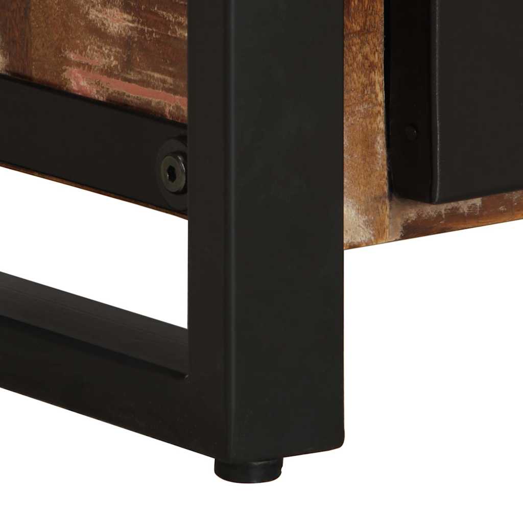 vidaXL Κομοδίνα 2 τεμάχια Πολύχρωμο Στερεό ακατέργαστο ξύλο Mango