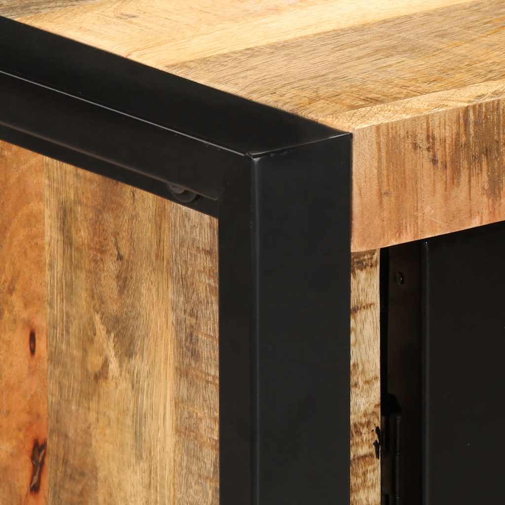 vidaXL Ντουλάπι κονσόλας 90x35x75 cm Μασίφ ακατέργαστο ξύλο Μάνγκο