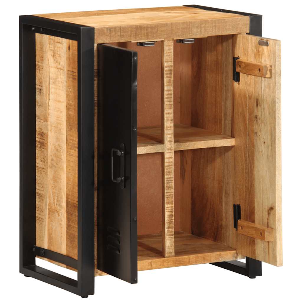 vidaXL Μπουφές 55x35x70 εκ. από Μασίφ Ακατέργαστο Ξύλο Μάνγκο