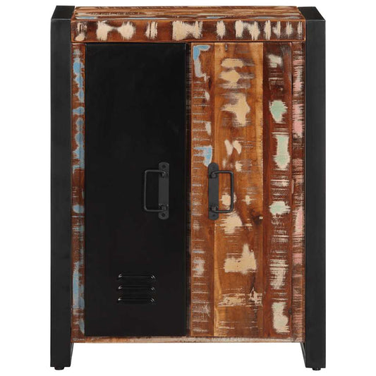 vidaXL Σκευοθήκη Πολύχρωμο 55x35x70 cm Ξύλο μασίφ αναγεννημένο